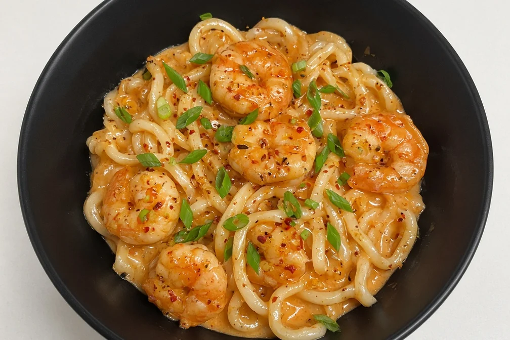 Bangkok Shrimp Udon at Pocket Holic in Calgary